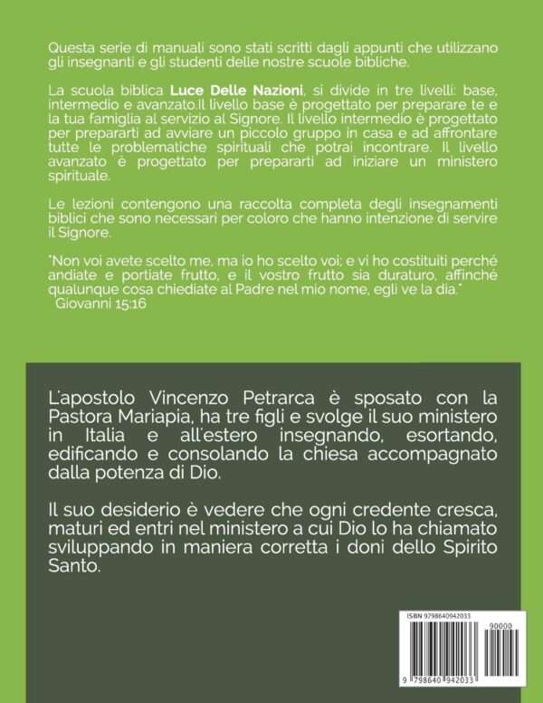 Manuale di Scuola Biblica: Livello Avanzato: Preparati ad un ministero spirituale: 3 (Manuali di Scuola Biblica) - Imagen 3